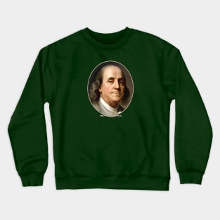 Benjamin Franklin Portrait Fanart Crewneck Sweatshirt